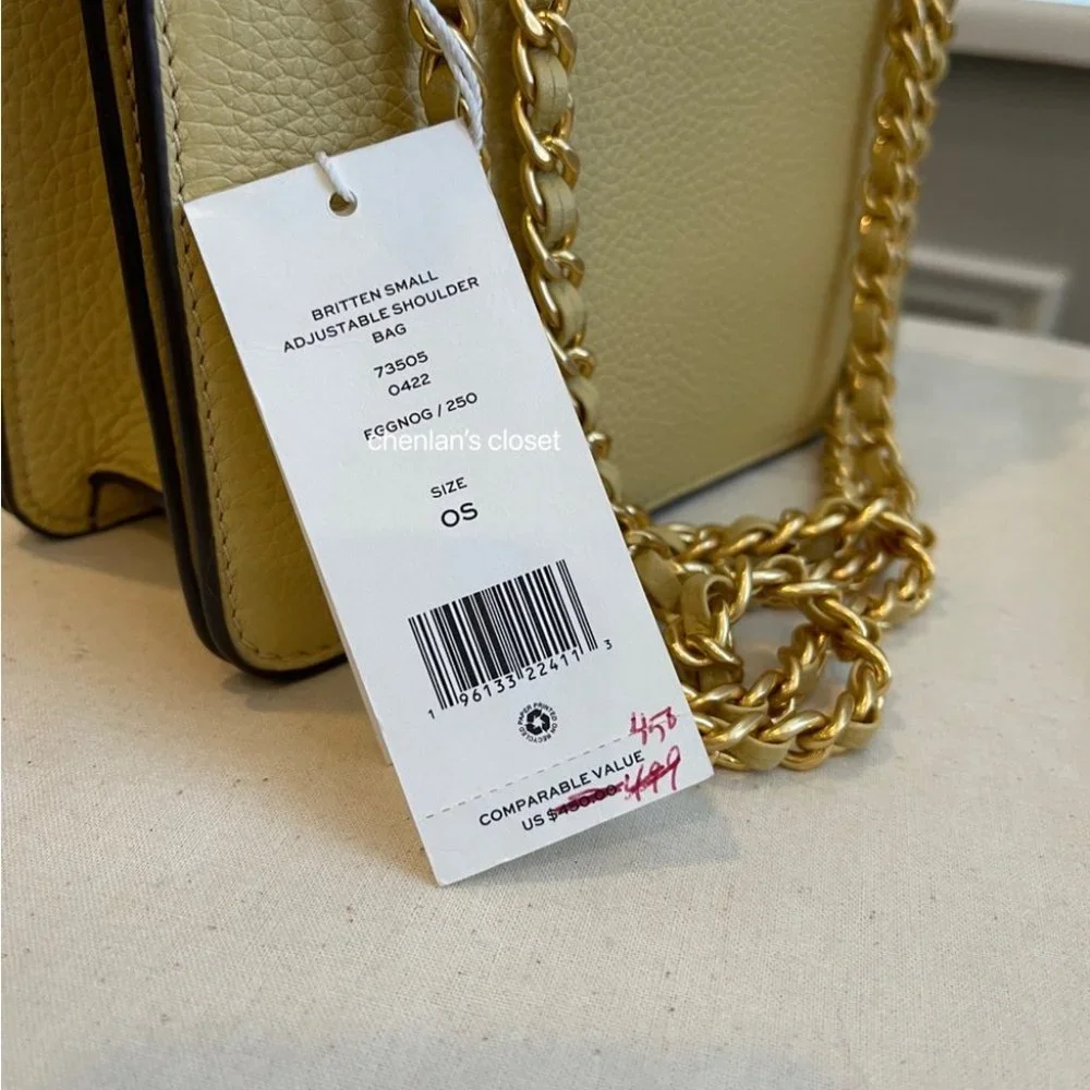 🎄🎁NeW! Tory Burch Britten Small Adjustable Shoulder Bag - Picture 12 of 14